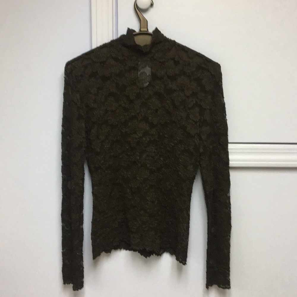 Women’s Stretch Lace Turtleneck